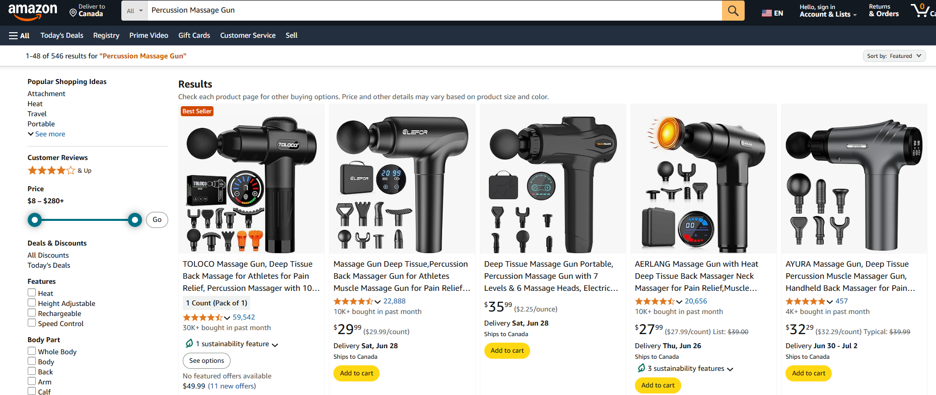 Percussion Massage Gun